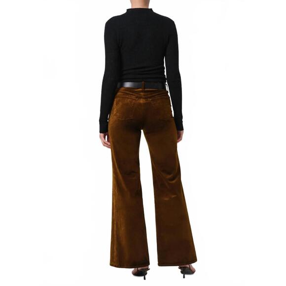 NEW CITIZENS OF HUMANITY kimberly 70's flare leg pants in golden - Picture 3 of 4